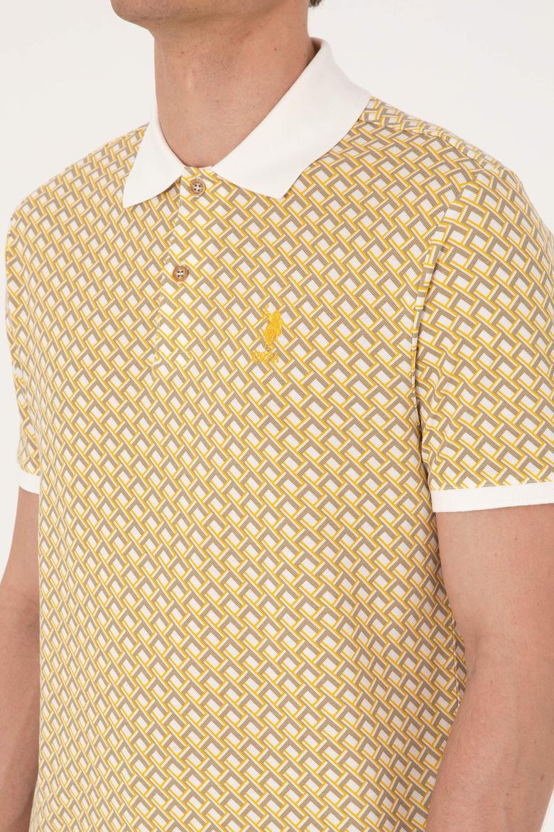 Erkek Regular Fit Açık Haki Polo Yaka Tişört - 50311937009