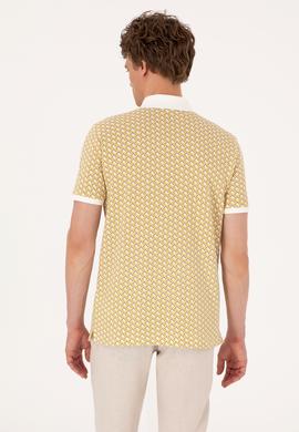 Erkek Regular Fit Açık Haki Polo Yaka Tişört - 50311937009