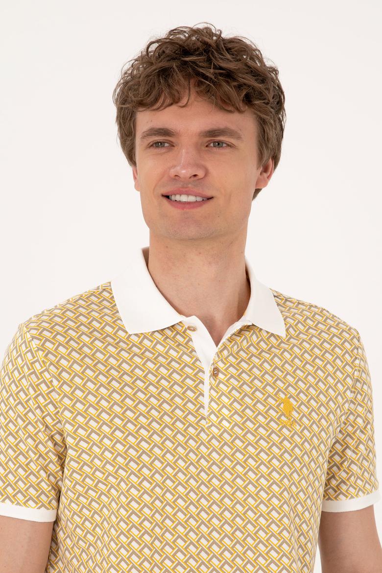 Erkek Regular Fit Açık Haki Polo Yaka Tişört - 50311937009