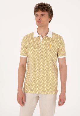 Erkek Regular Fit Açık Haki Polo Yaka Tişört - 50311937009
