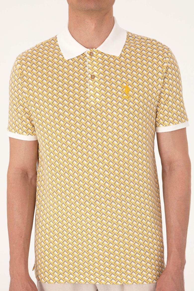 Erkek Regular Fit Açık Haki Polo Yaka Tişört - 50311937009