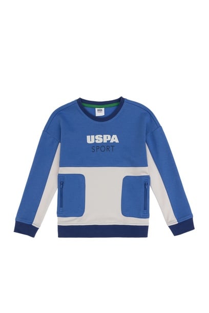 Erkek Çocuk İndigo Sweatshirt