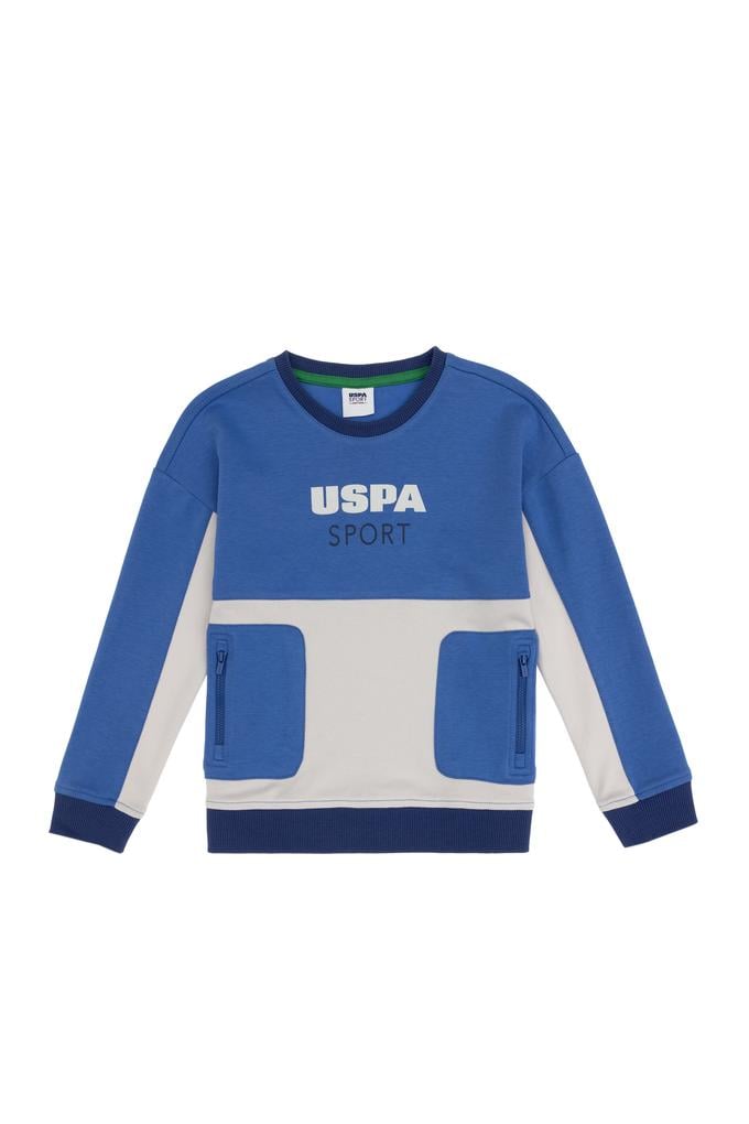 Erkek Çocuk İndigo Sweatshirt