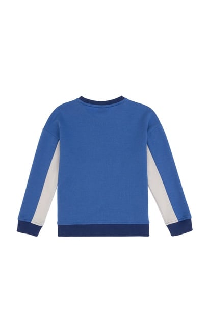 Erkek Çocuk İndigo Sweatshirt