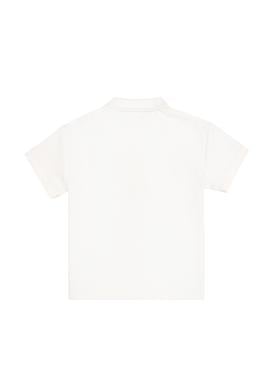 Erkek Çocuk Krem Bisiklet Yaka Tişört - 50300030025