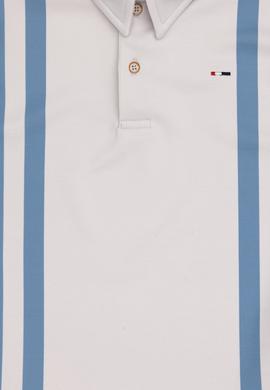 Erkek Çocuk Açık Gri Bisiklet Yaka Tişört - 50300030034