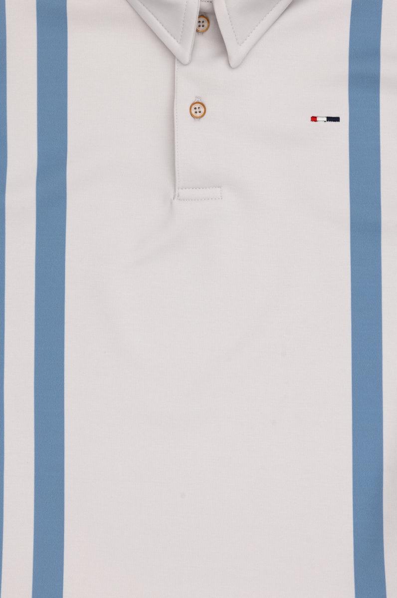 Erkek Çocuk Açık Gri Bisiklet Yaka Tişört