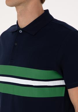 Erkek Regular Fit Lacivert Polo Yaka Tişört - 50306808037