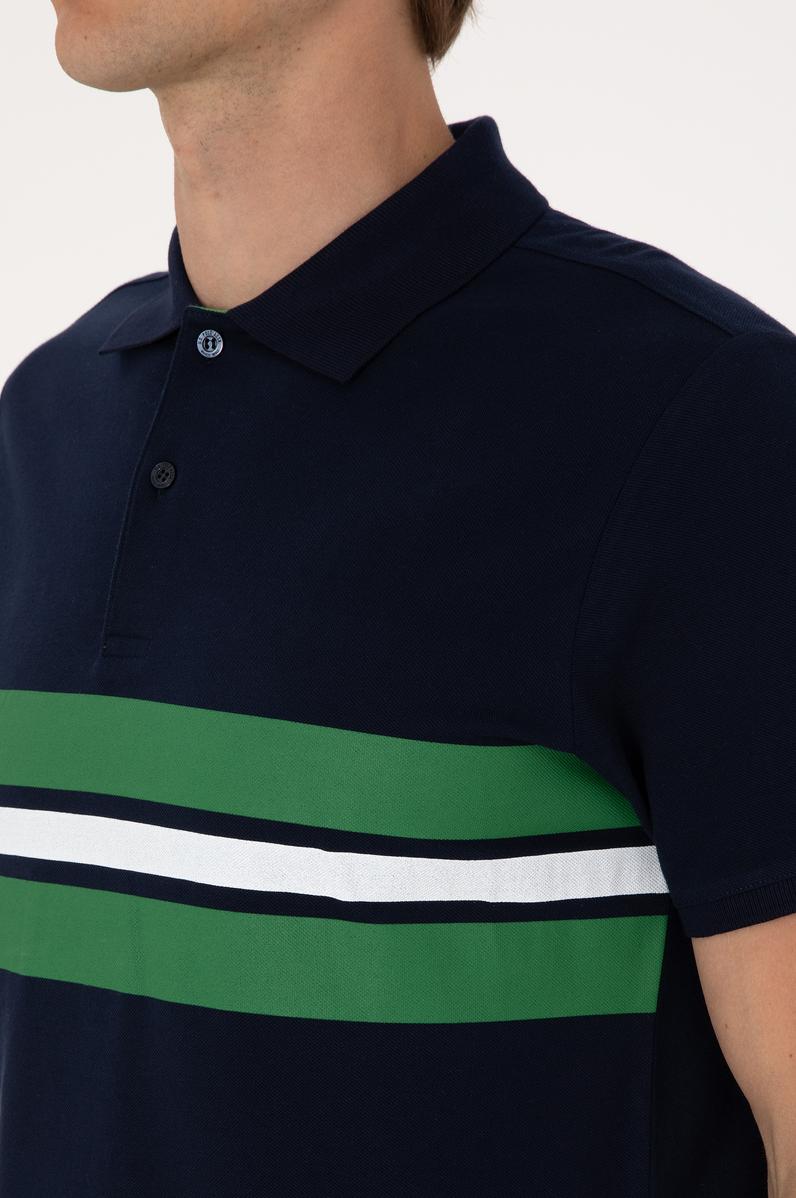 Erkek Regular Fit Lacivert Polo Yaka Tişört