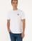 Erkek Regular Fit Beyaz Bisiklet Yaka Tişört