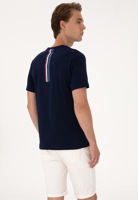 Erkek Regular Fit Lacivert Bisiklet Yaka Tişört - 50306911046