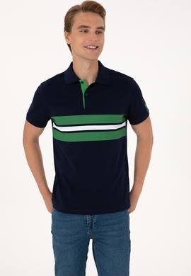 Erkek Regular Fit Lacivert Polo Yaka Tişört - 50306808037