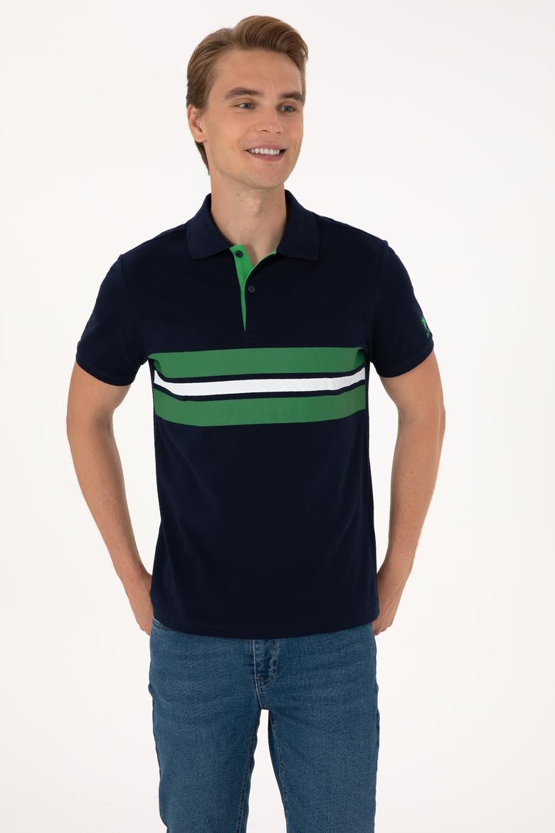 Erkek Regular Fit Lacivert Polo Yaka Tişört - 50306808037