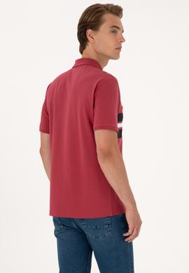 Erkek Regular Fit Vişne Polo Yaka Tişört - 50306808048
