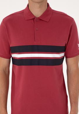 Erkek Regular Fit Vişne Polo Yaka Tişört - 50306808048