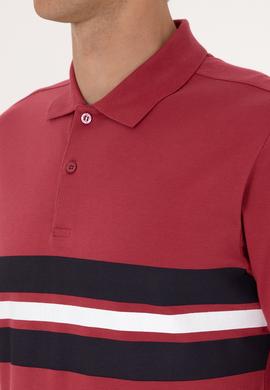 Erkek Regular Fit Vişne Polo Yaka Tişört - 50306808048