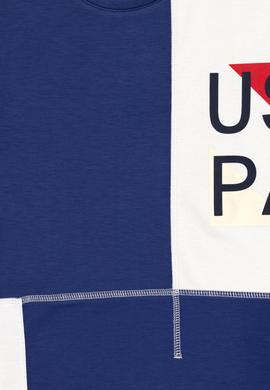 Erkek Çocuk Açık Lacivert Bisiklet Yaka Tişört - 50299927016