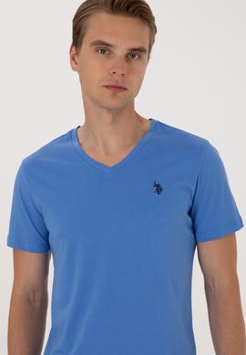 Erkek İndigo Basic Tişört - 50297985073