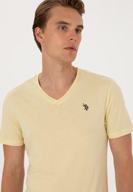 Erkek Açık Haki Basic Tişört - 50297985048