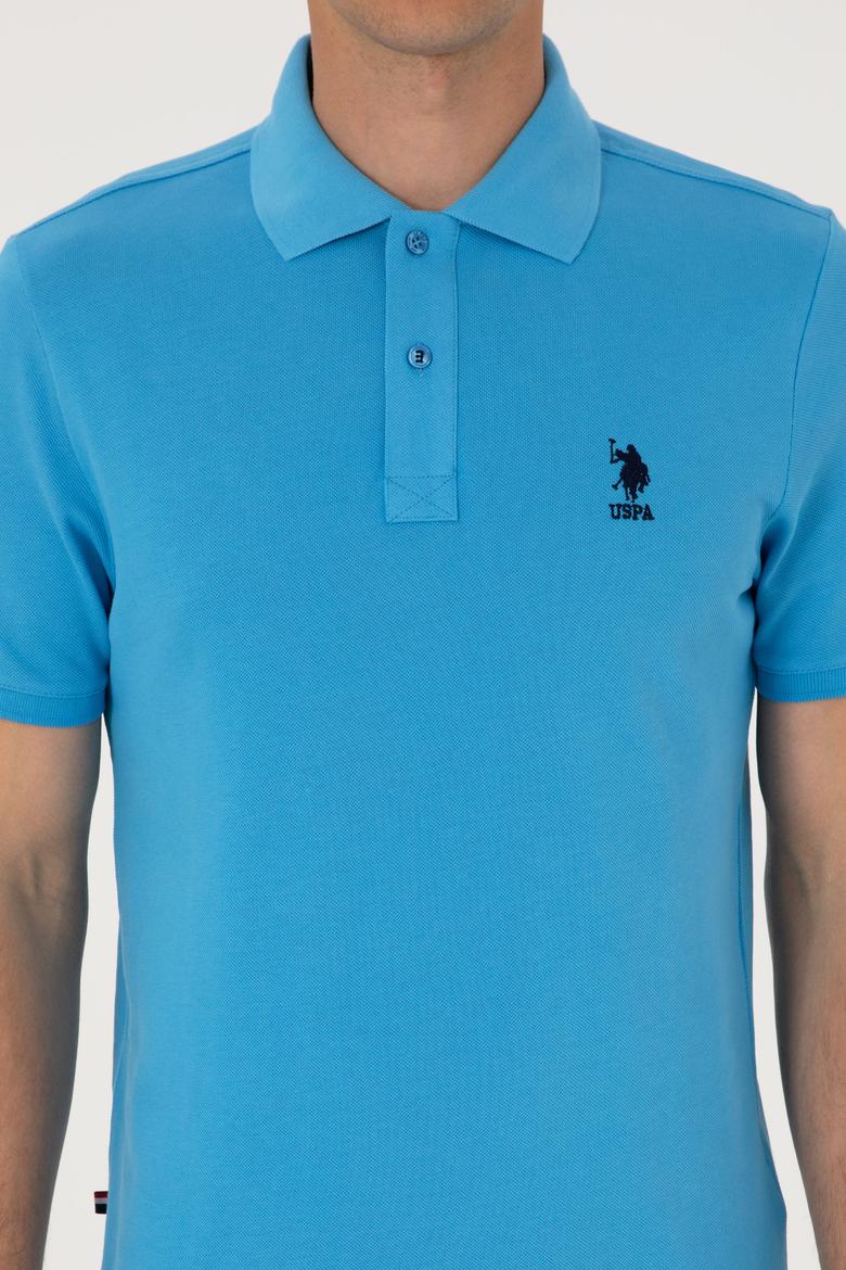 Erkek Turkuaz Basic Tişört - 50298031315