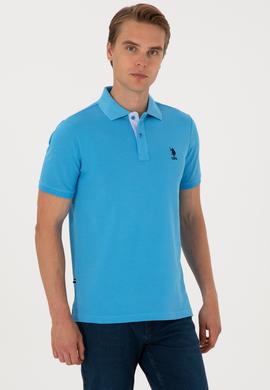 Erkek Turkuaz Basic Tişört - 50298031315