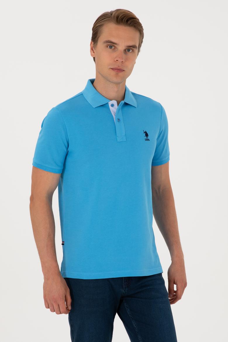 Erkek Turkuaz Basic Tişört