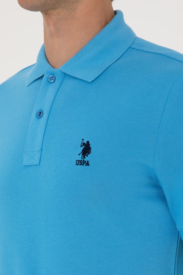 Erkek Turkuaz Basic Tişört - 50298031315