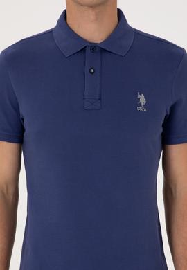 Erkek Açık Lacivert Basic Tişört - 50298041220