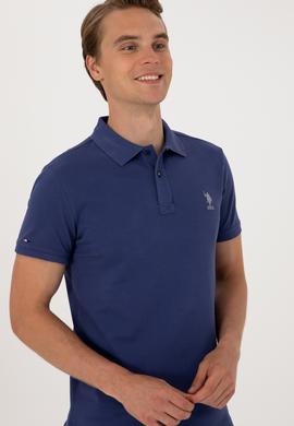 Erkek Açık Lacivert Basic Tişört - 50298041220