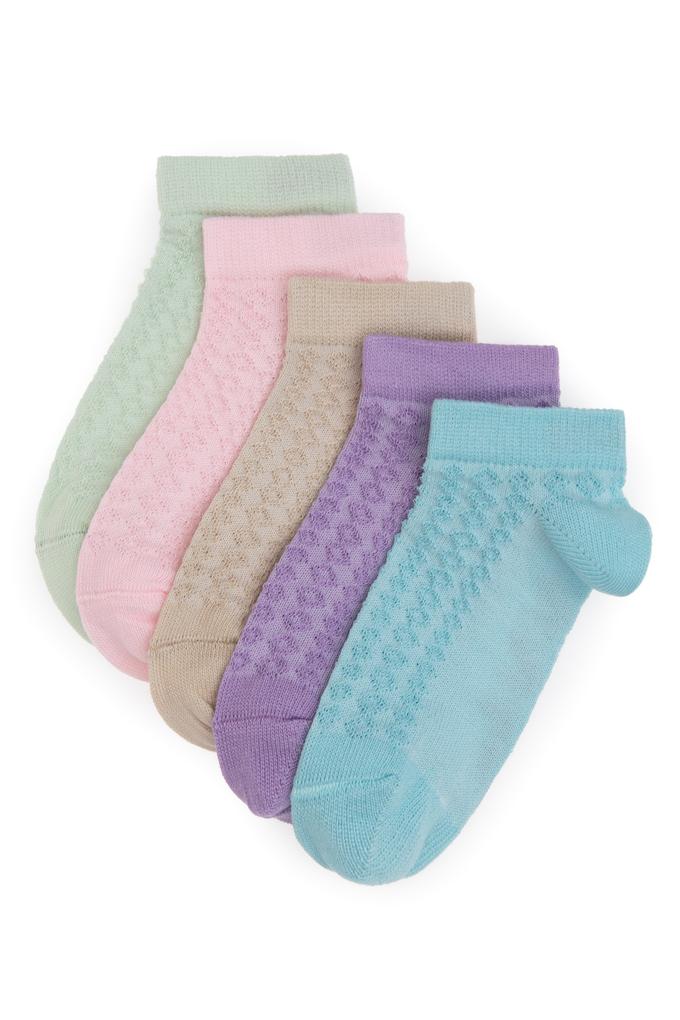 Kız Çocuk 5'li Patik Çorap