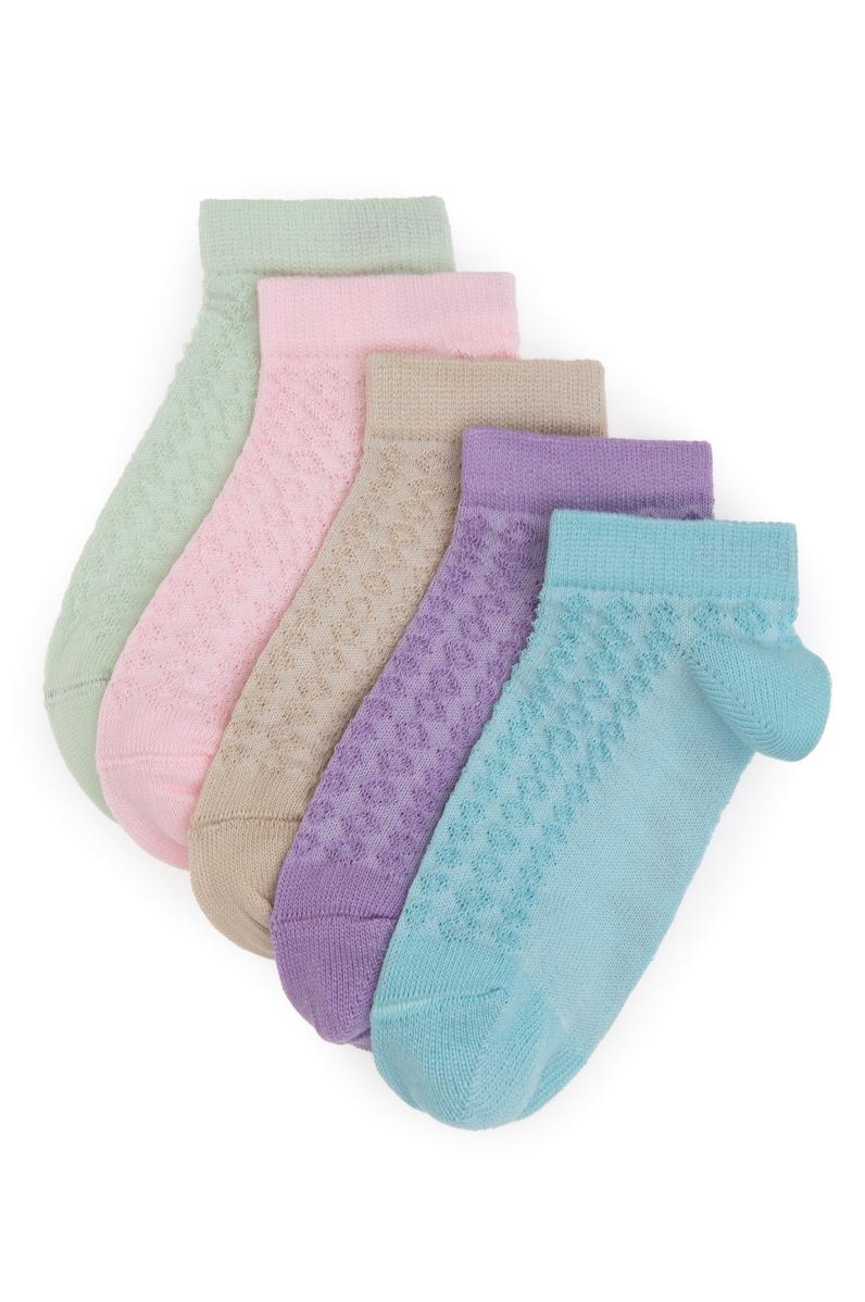 Kız Çocuk 5'li Patik Çorap