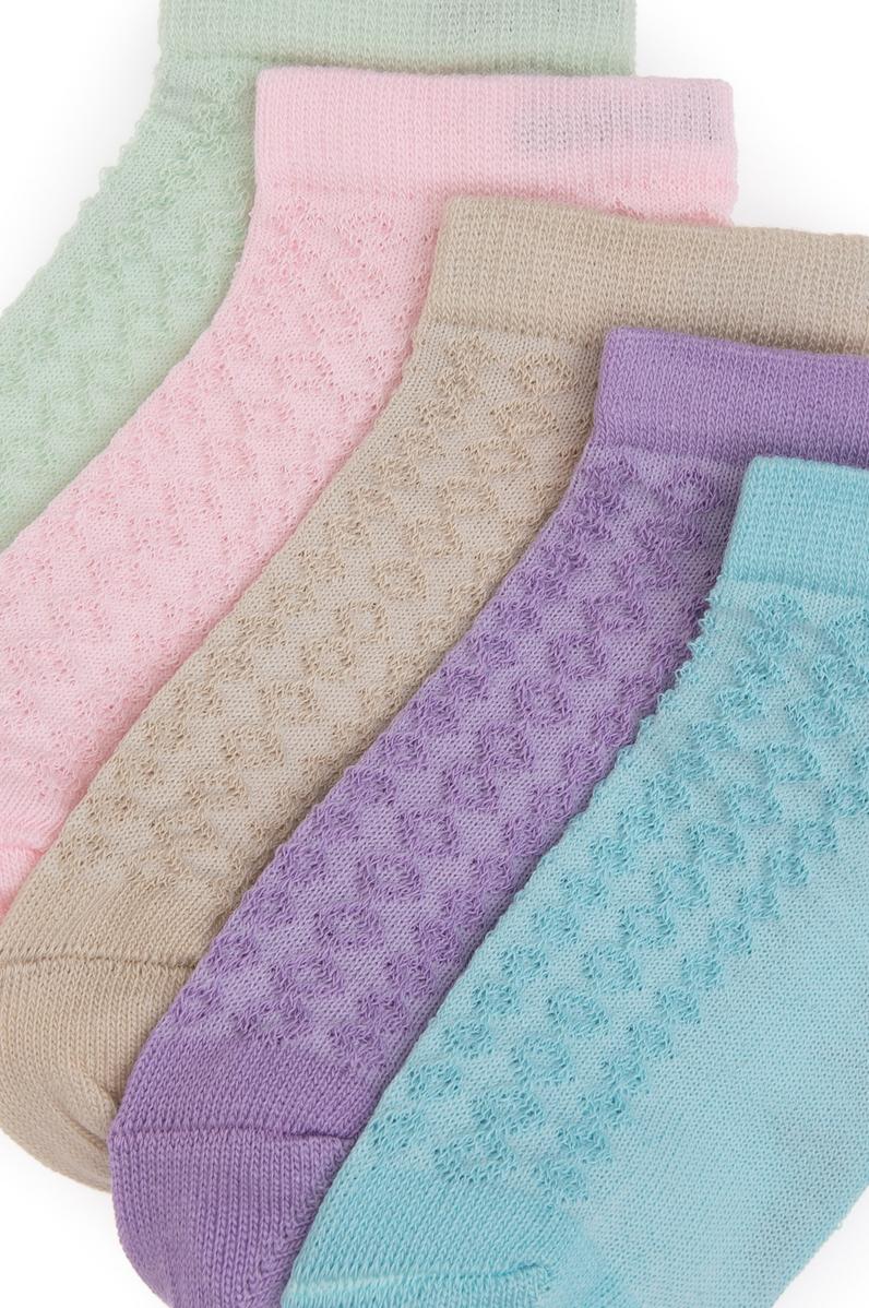 Kız Çocuk 5'li Patik Çorap