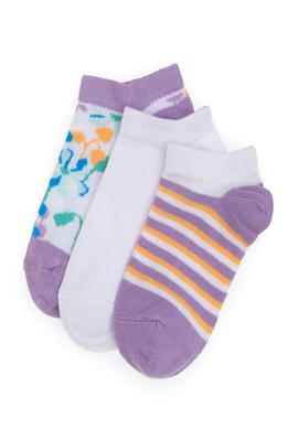 Kız Çocuk 3'lü Patik Çorap - 50304459005