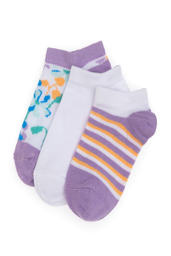 Kız Çocuk 3'lü Patik Çorap