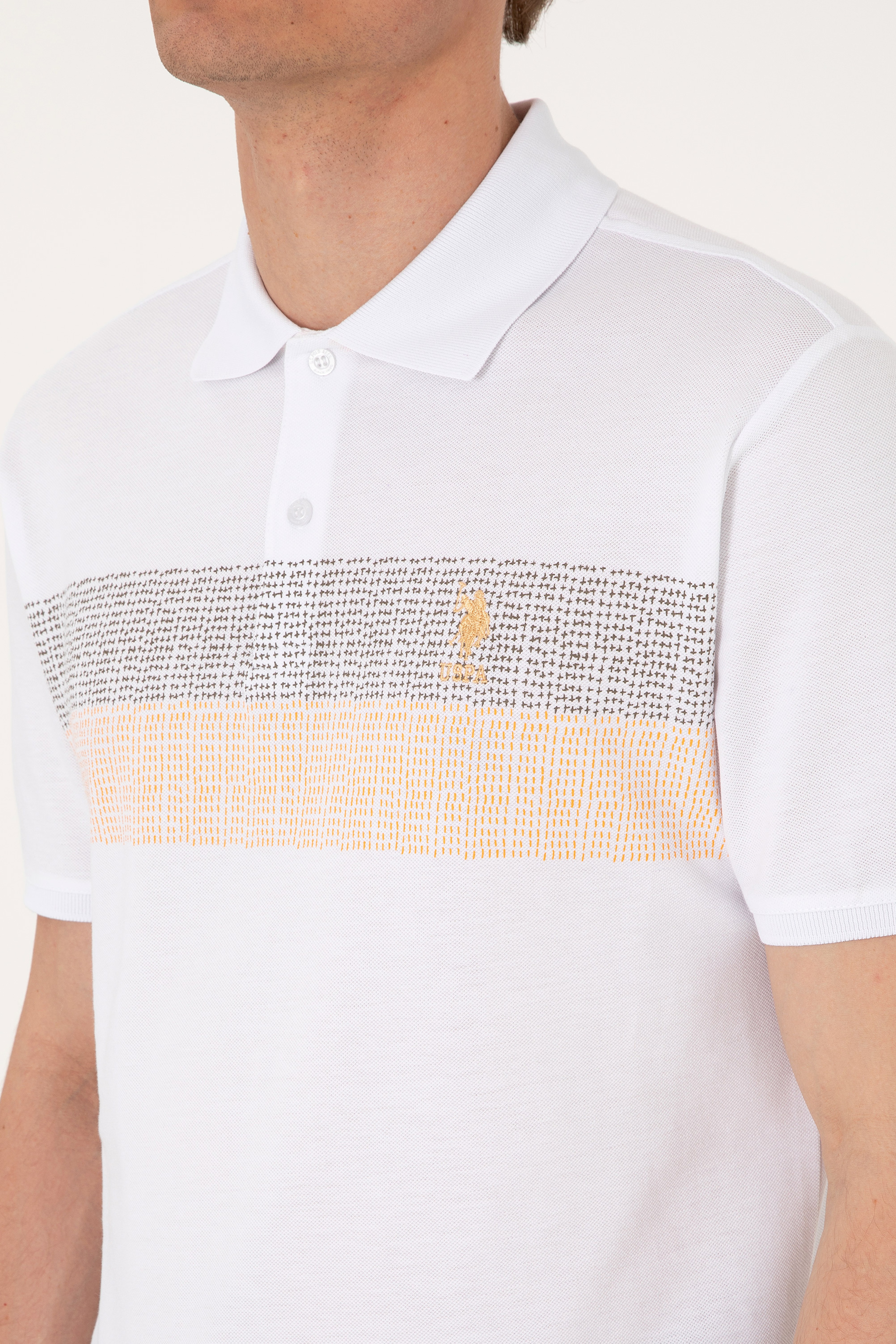 Erkek Regular Fit Haki Polo Yaka Tişört