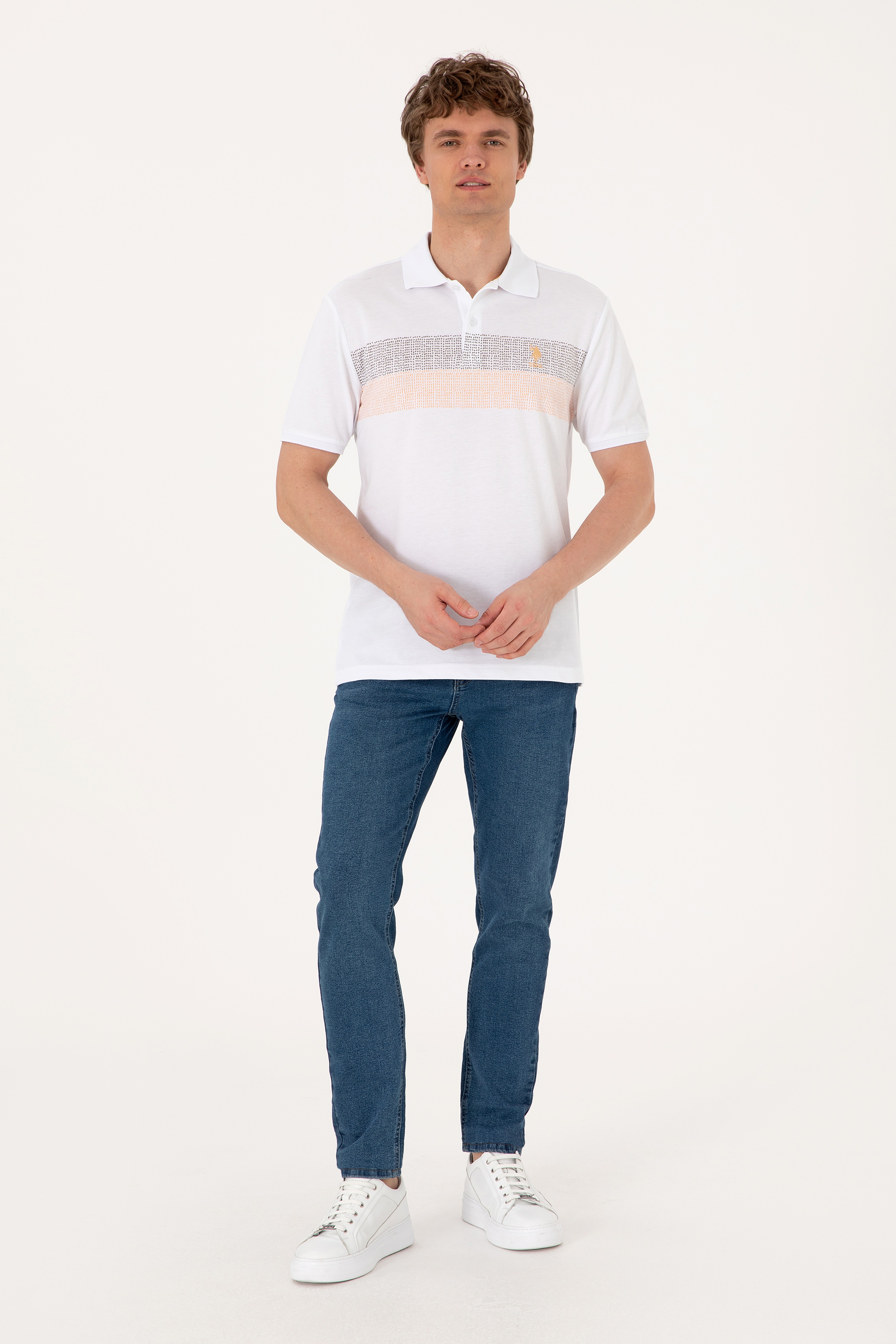 Erkek Regular Fit Haki Polo Yaka Tişört - Image 4