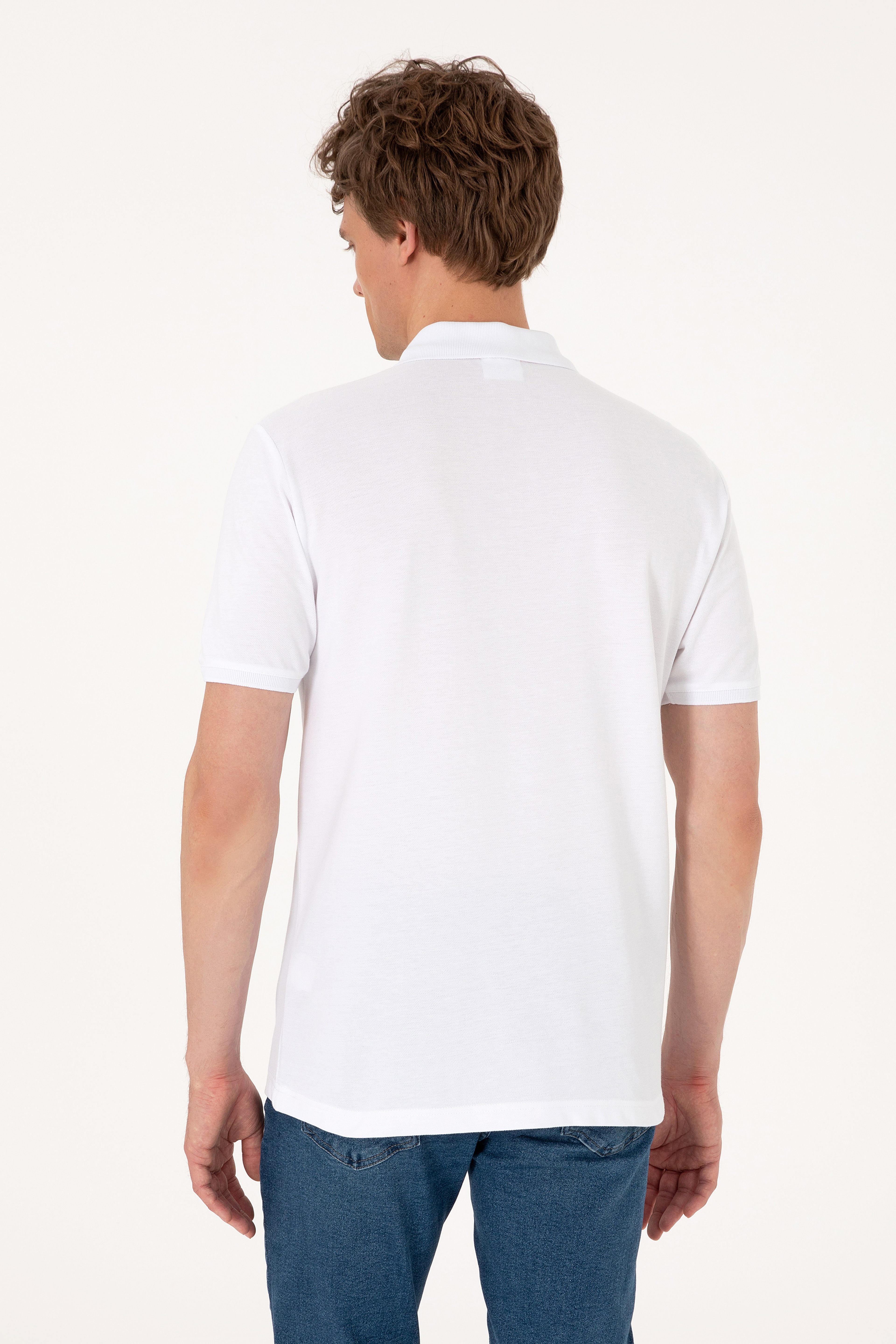 Erkek Regular Fit Haki Polo Yaka Tişört - Image 5