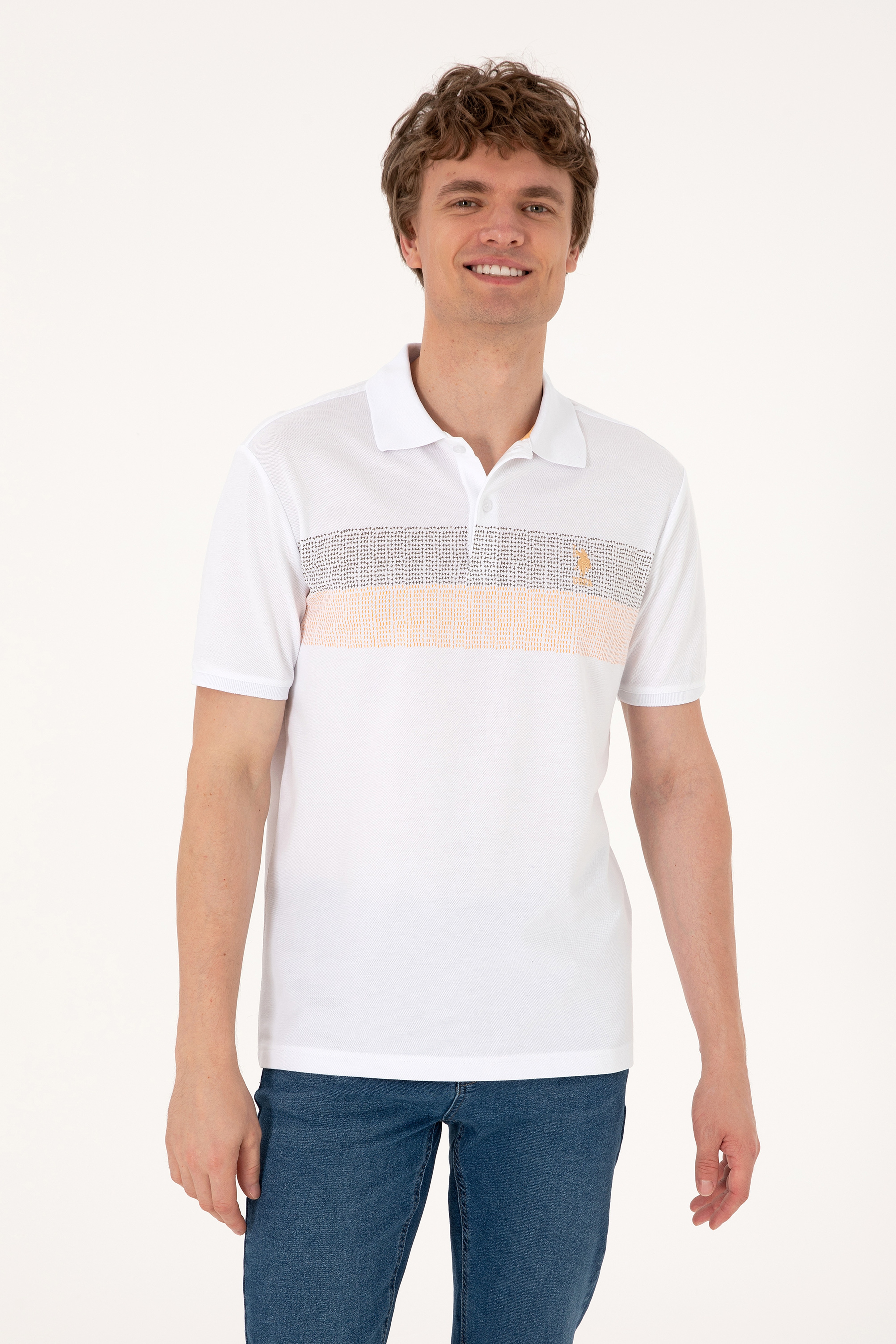 Erkek Regular Fit Haki Polo Yaka Tişört - Image 3