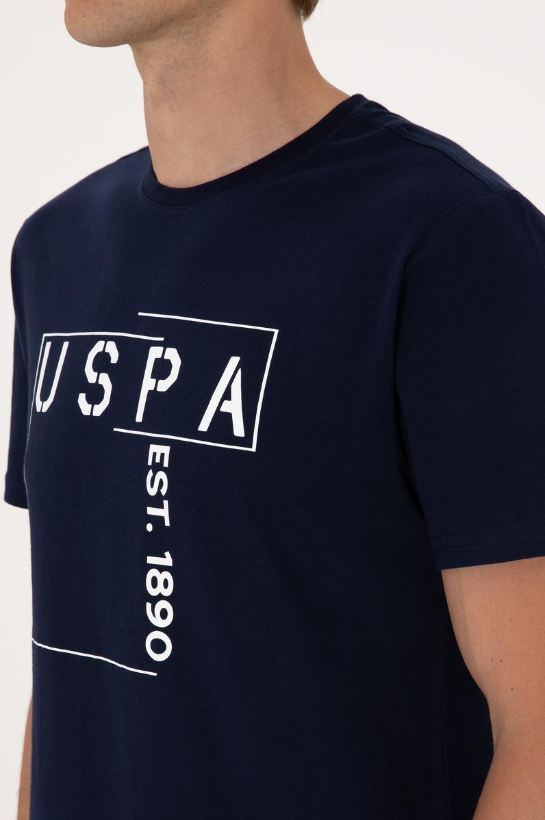 Erkek Regular Fit Lacivert Bisiklet Yaka Tişört