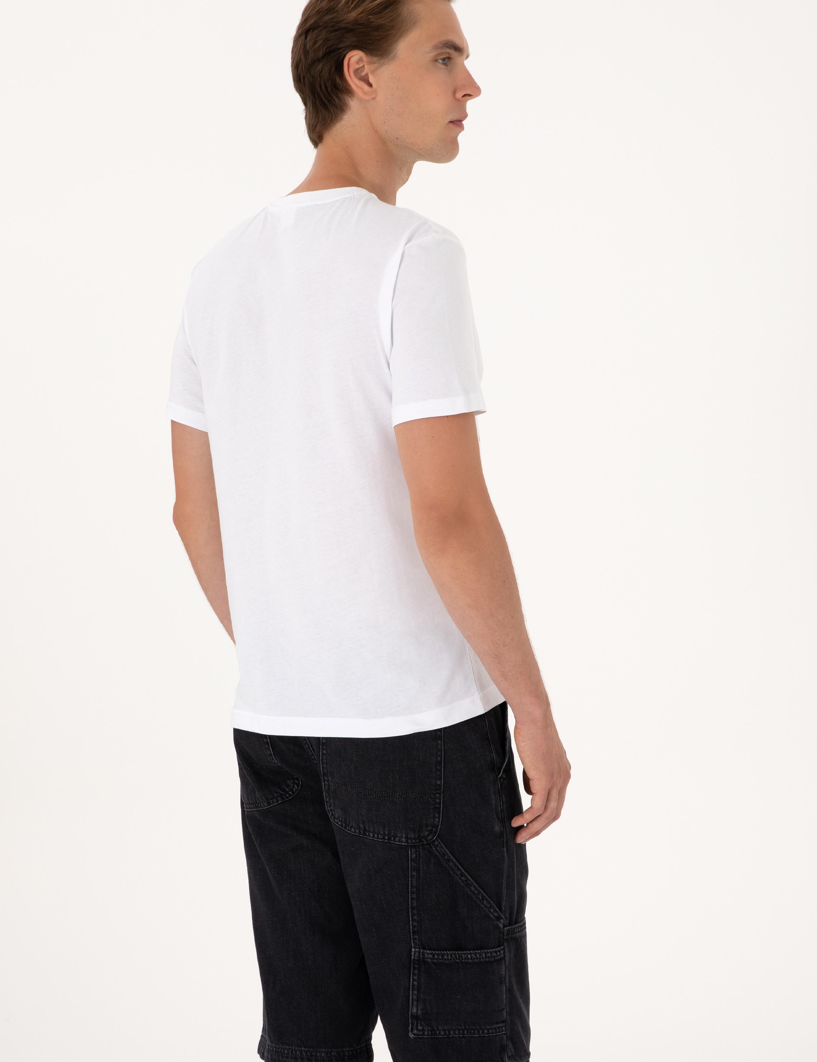 تی شرت یقه گرد  رگولار یقه گرد مردانه یو اس پولو | U.S. Polo Assn. - تصویر 5