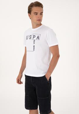 Erkek Regular Fit Beyaz Bisiklet Yaka Tişört - 50306908009