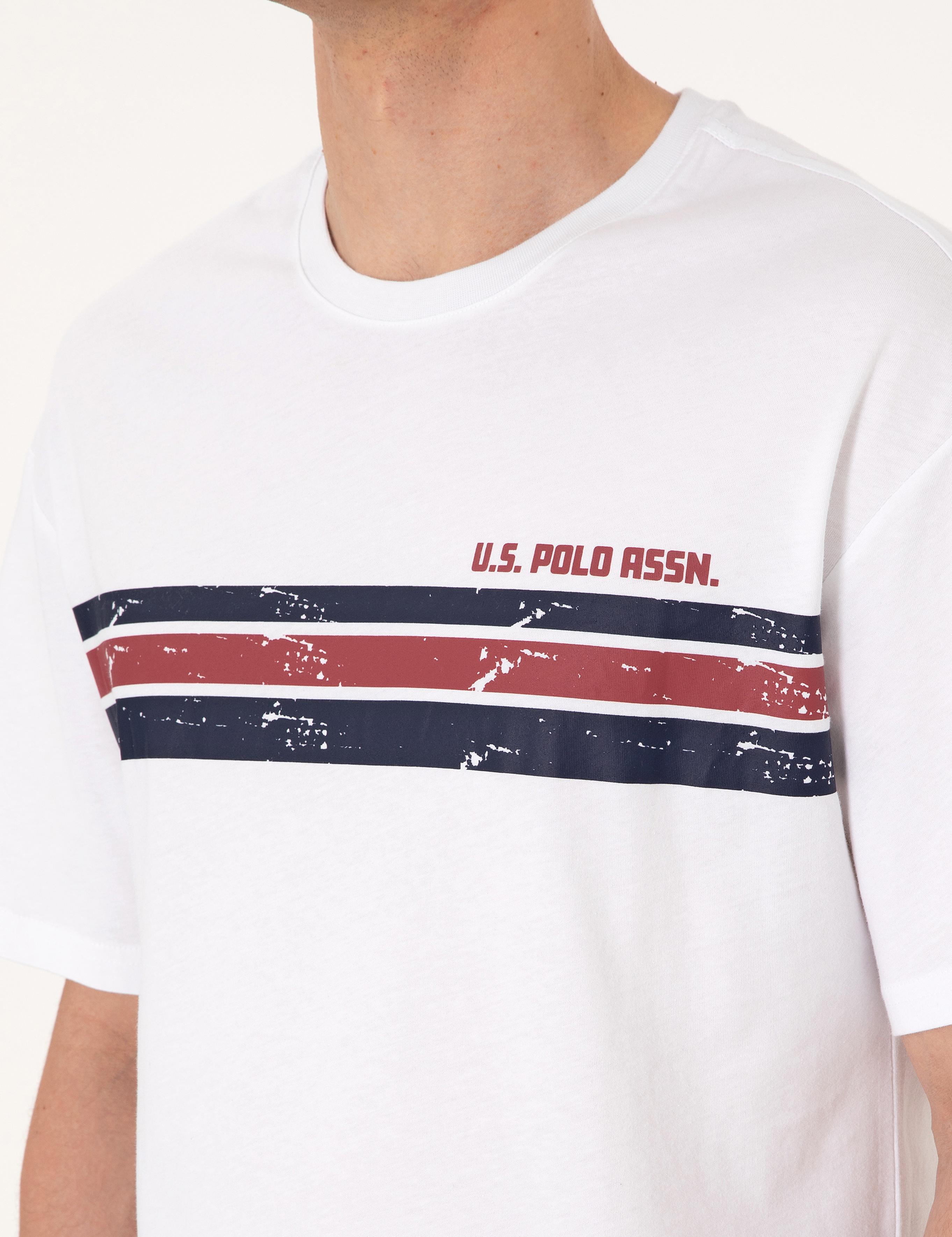 تی شرت یقه گرد ریلکس یقه گرد مردانه یو اس پولو | U.S. Polo Assn. - تصویر 7
