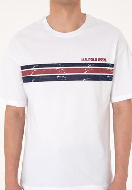 Erkek Comfort Fit Beyaz Bisiklet Yaka Tişört - 50306912019