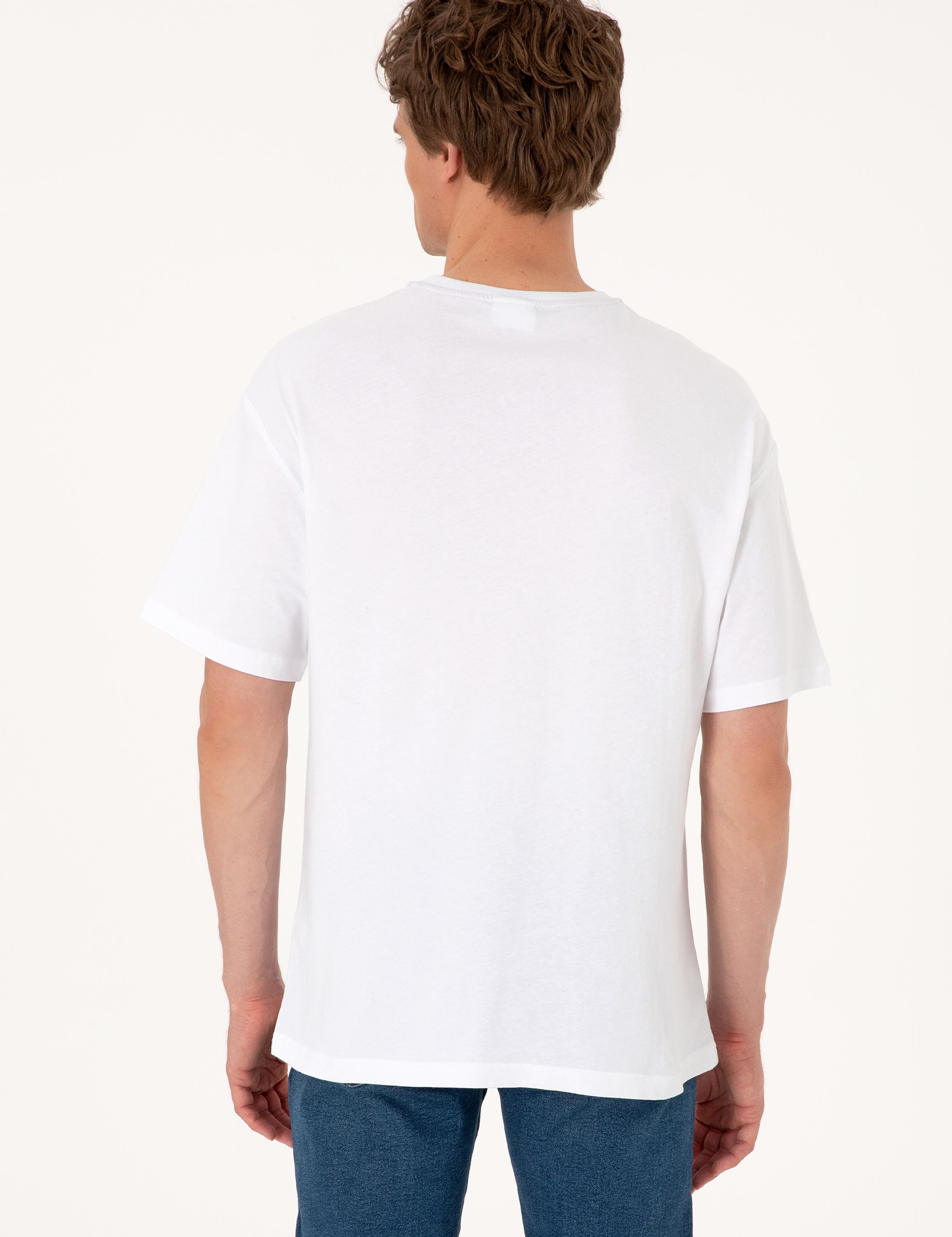 تی شرت یقه گرد ریلکس یقه گرد مردانه یو اس پولو | U.S. Polo Assn. - تصویر 5