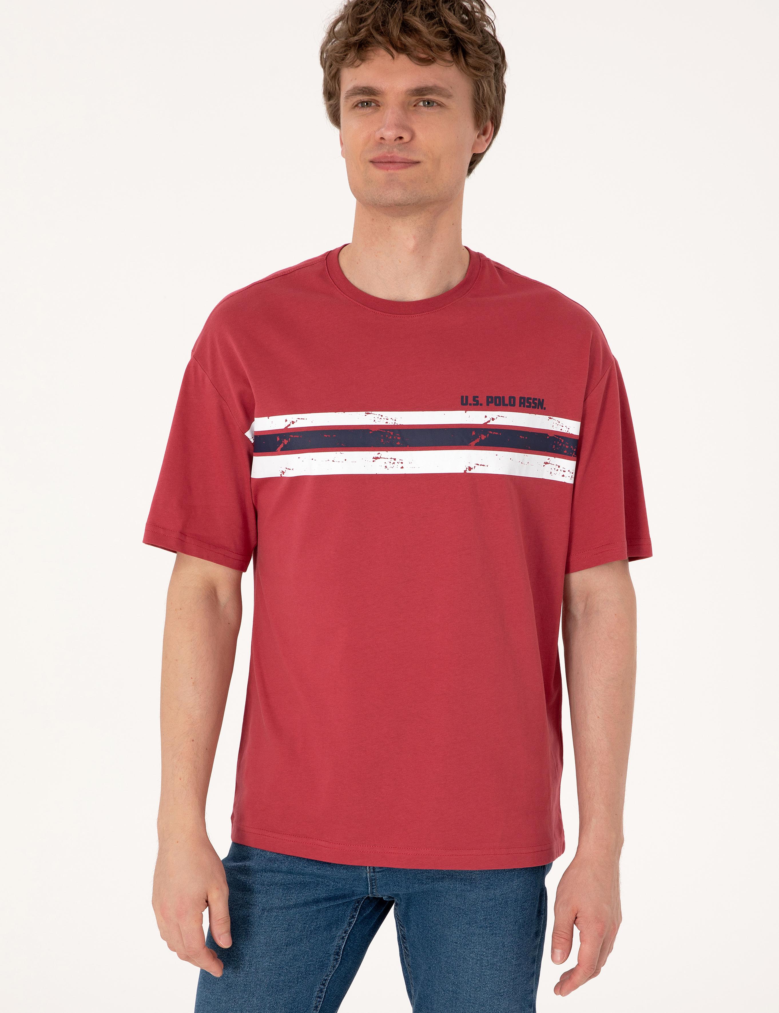 تی شرت یقه گرد ریلکس یقه گرد مردانه یو اس پولو | U.S. Polo Assn. - تصویر 3