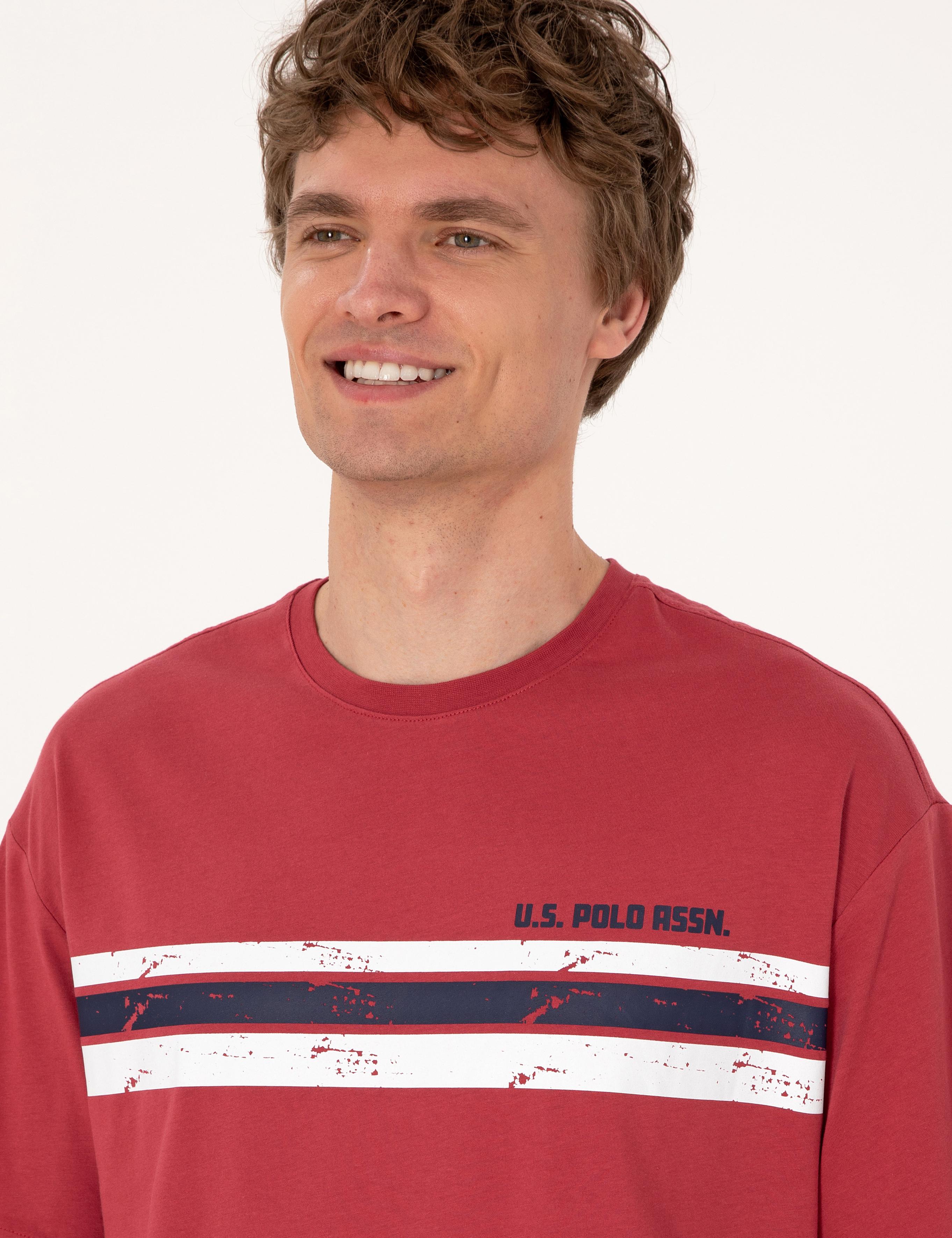 تی شرت یقه گرد ریلکس یقه گرد مردانه یو اس پولو | U.S. Polo Assn. - تصویر 2
