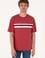 Erkek Comfort Fit Vişne Bisiklet Yaka Tişört