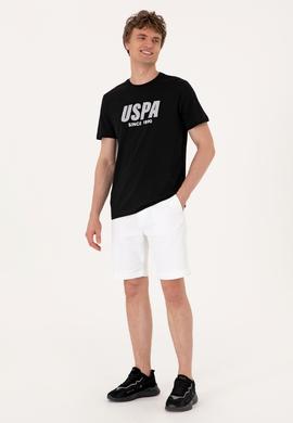 Erkek Regular Fit Siyah Bisiklet Yaka Tişört - 50306966061