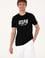 Erkek Regular Fit Siyah Bisiklet Yaka Tişört