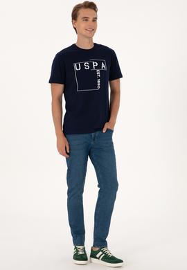 Erkek Regular Fit Lacivert Bisiklet Yaka Tişört - 50306908046